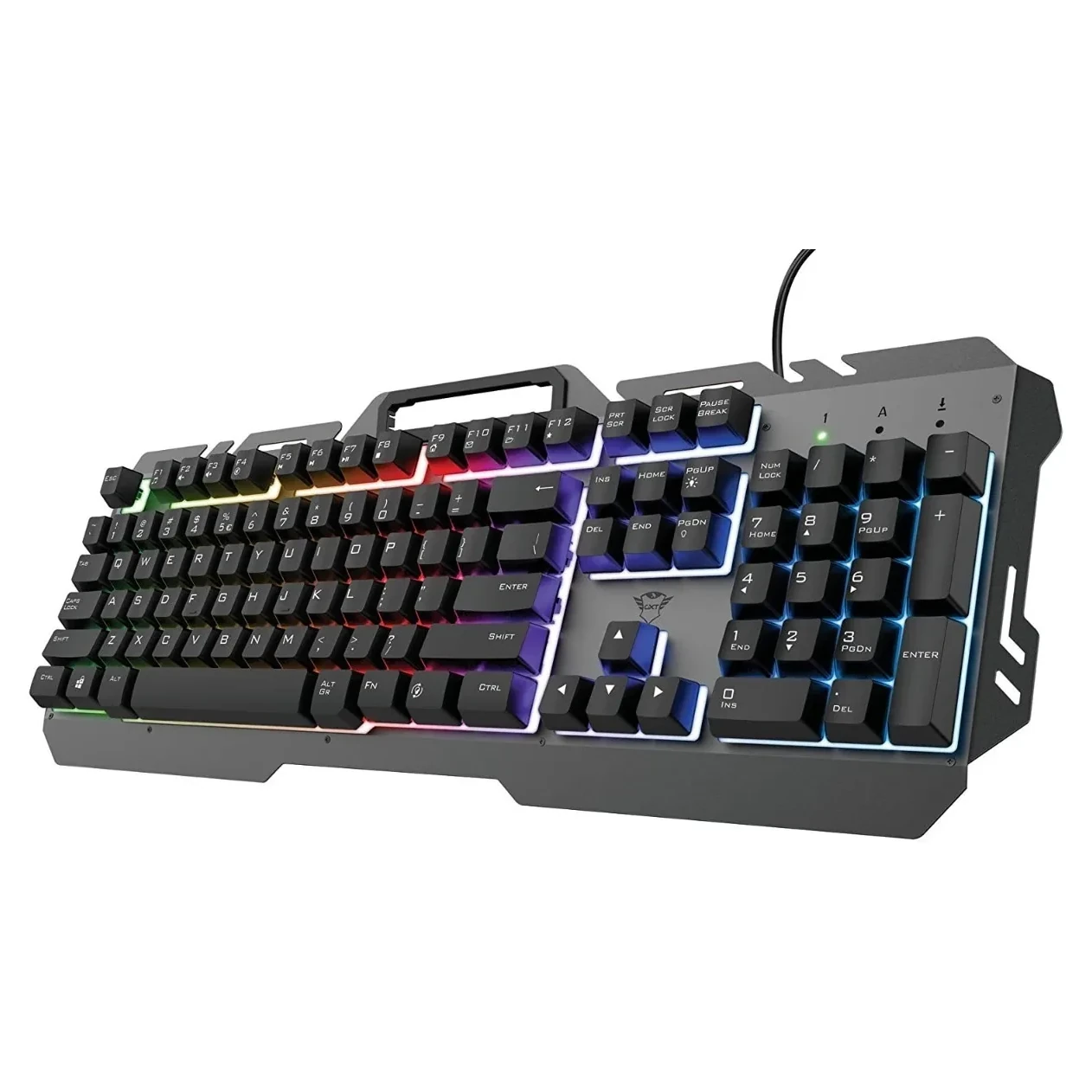 TRUST Esca Teclado Gaming GXT-853 Metal Rainbow ES