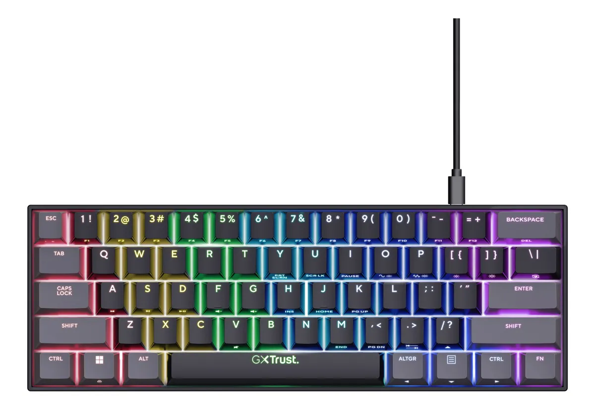 TRUST GAMING Teclado GXT 867 Acira Mecanico USB