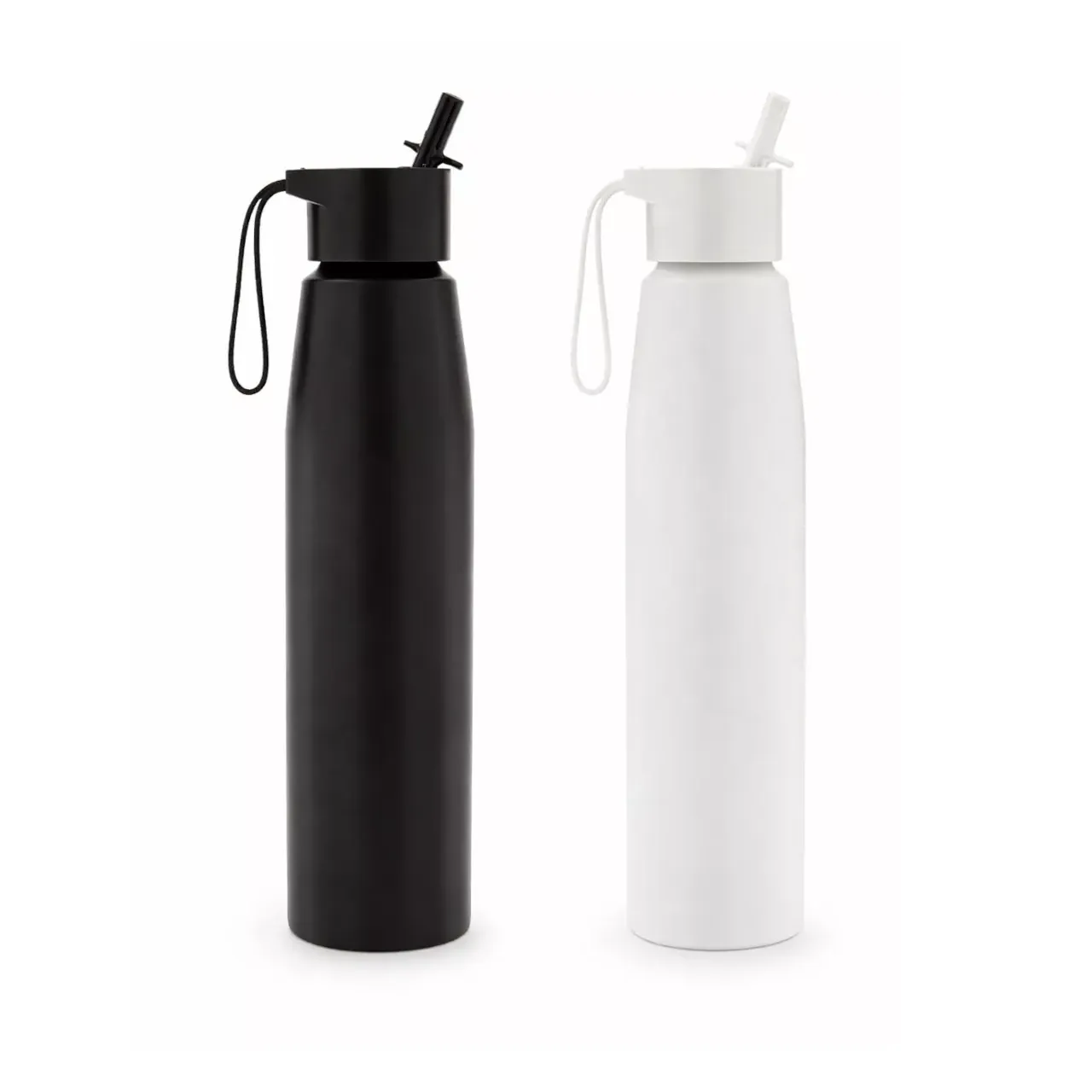 Botella Straw de aluminio