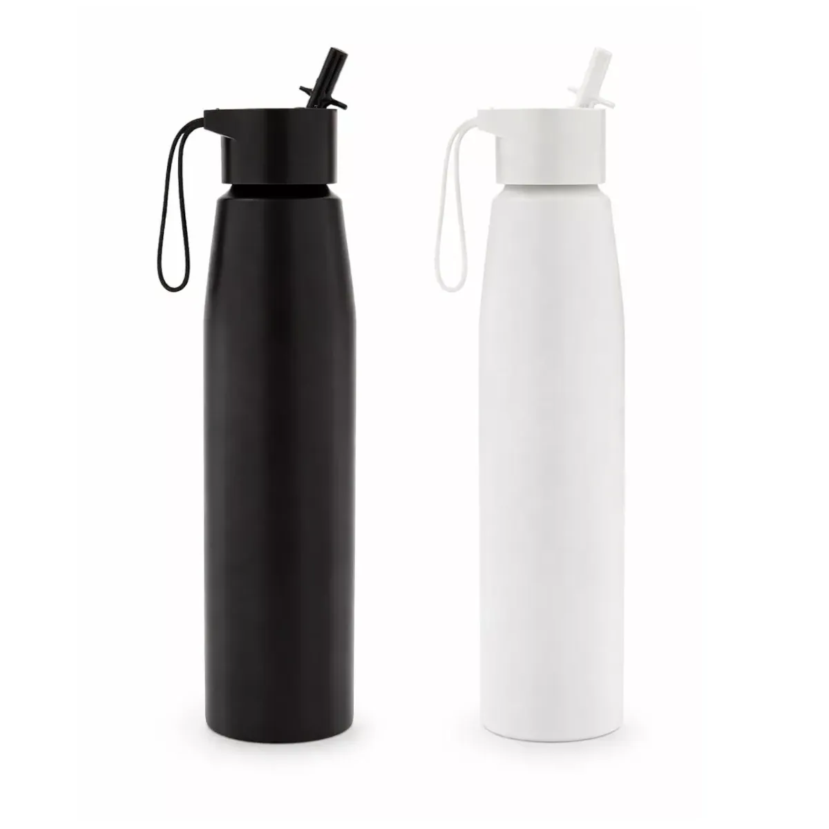 Botella Straw de aluminio