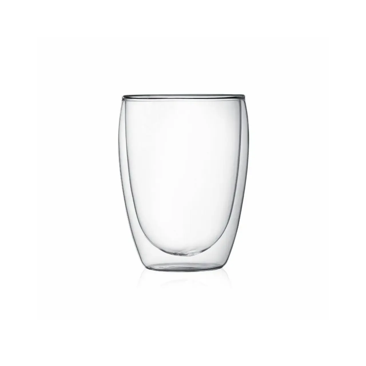 Vaso doble vidrio borosilicato 350ml en caja unitaria