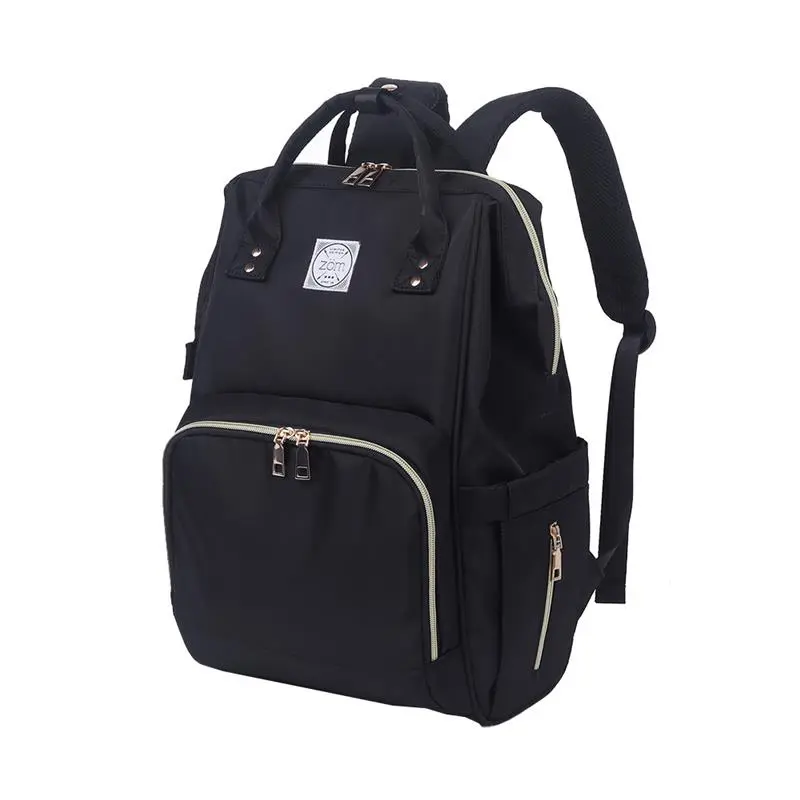 ZOM Mochila ZB-228BK Maternal Black