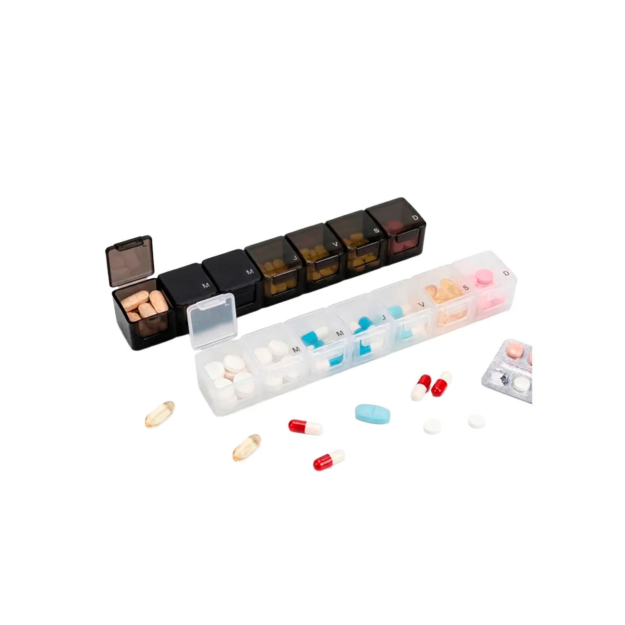 Pastillero Plástico 7 días "TREN"