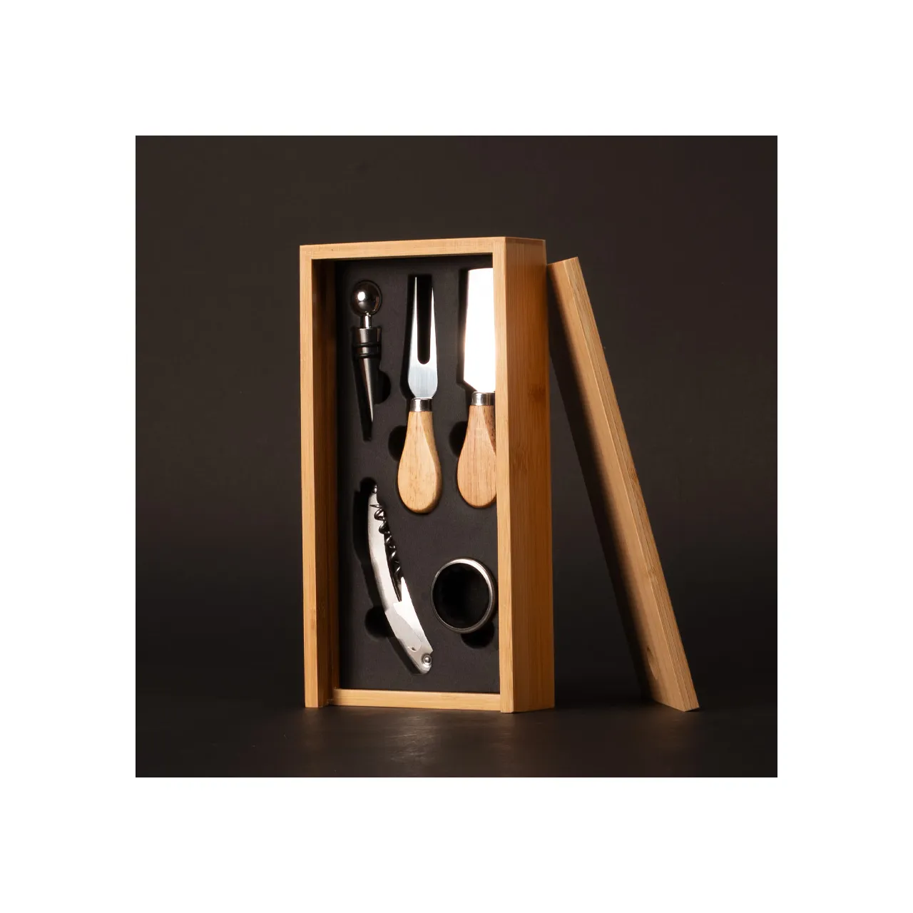 Set Wine & Cheese "FUTRONO" de Bamboo