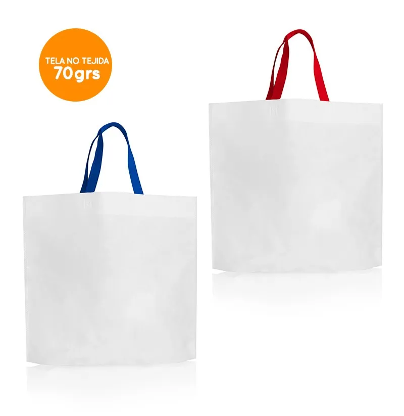 ECOBOLSA 45x40 70g. MANIJA COLOR S/Imp.