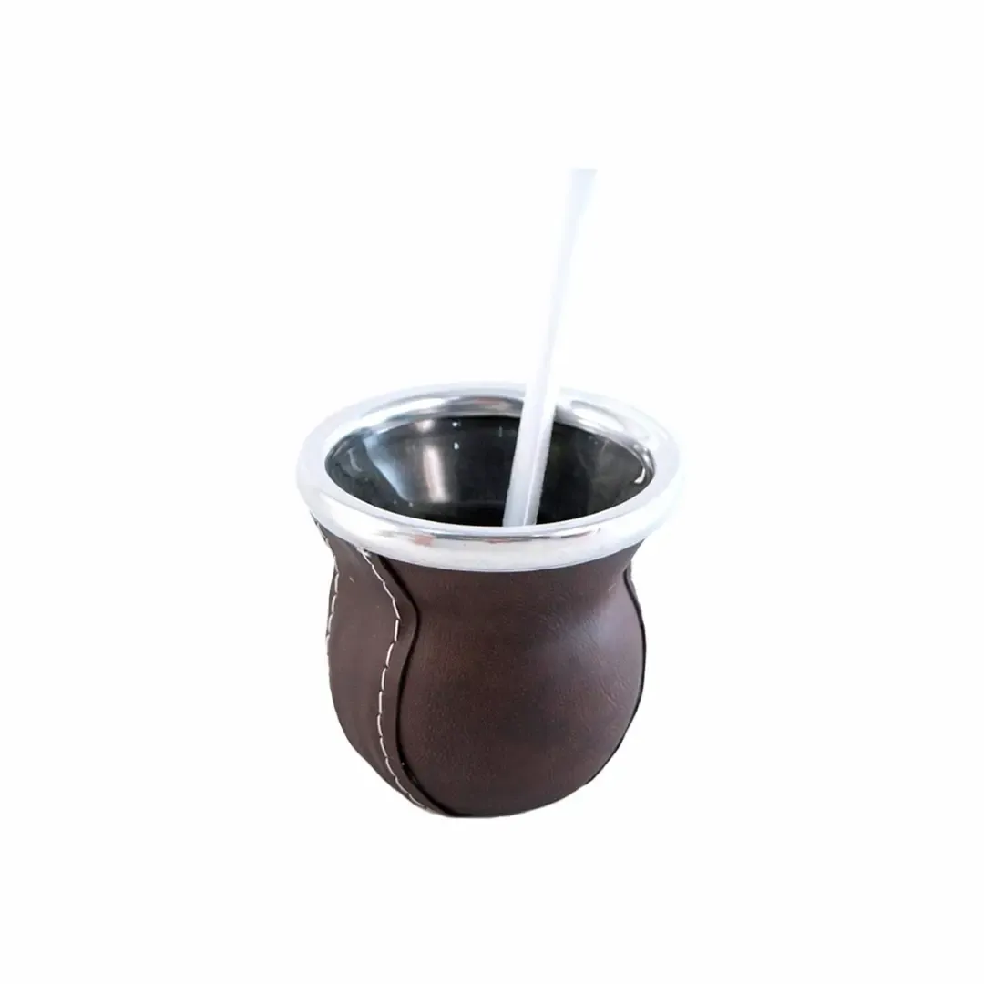 Mate Cristal Con Bombilla