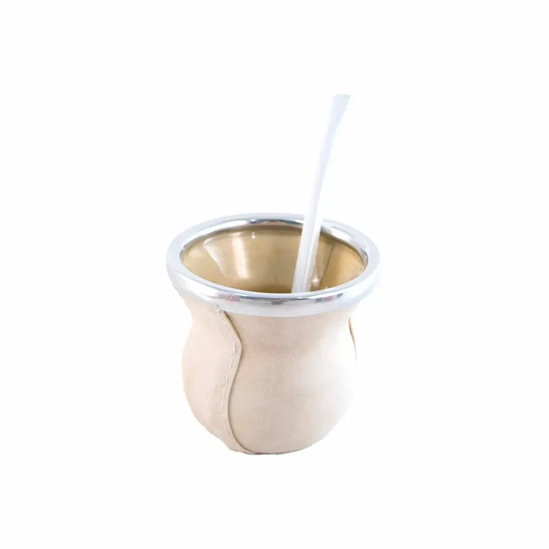 Mate Cristal Con Bombilla