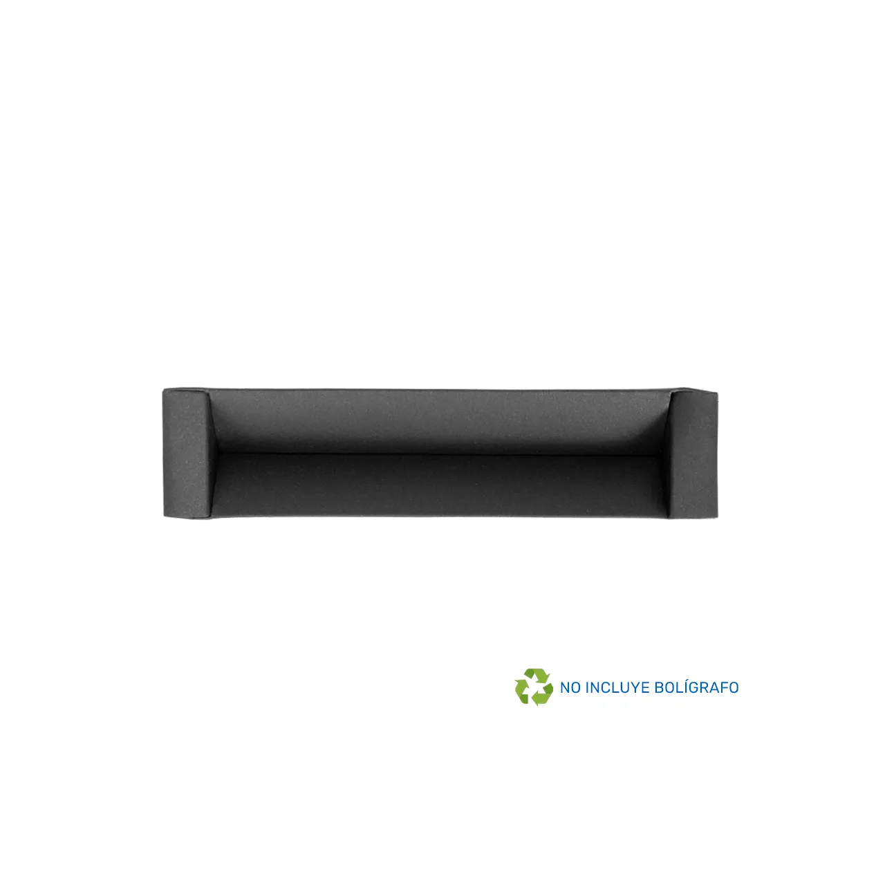 Estuche Porta-Lápiz o Bolígrafo, en cartón negro.