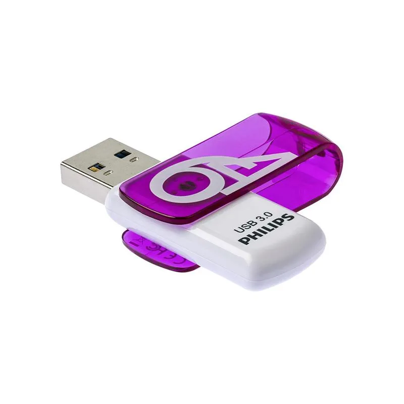 Philips Pendrive 64Gb Vivid USB 3.0 Gris