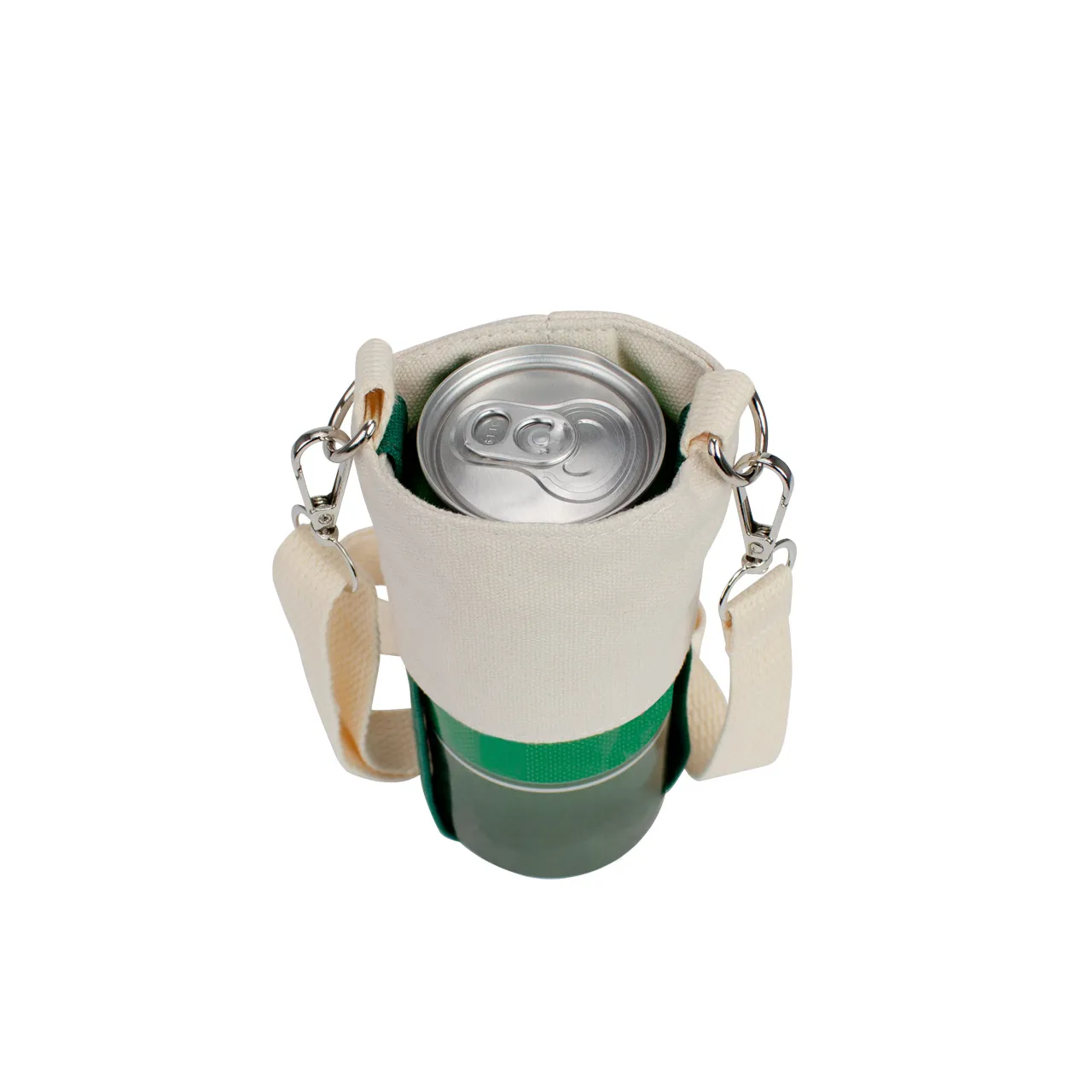Porta-Lata o vaso de café colgante, en tela Canvas