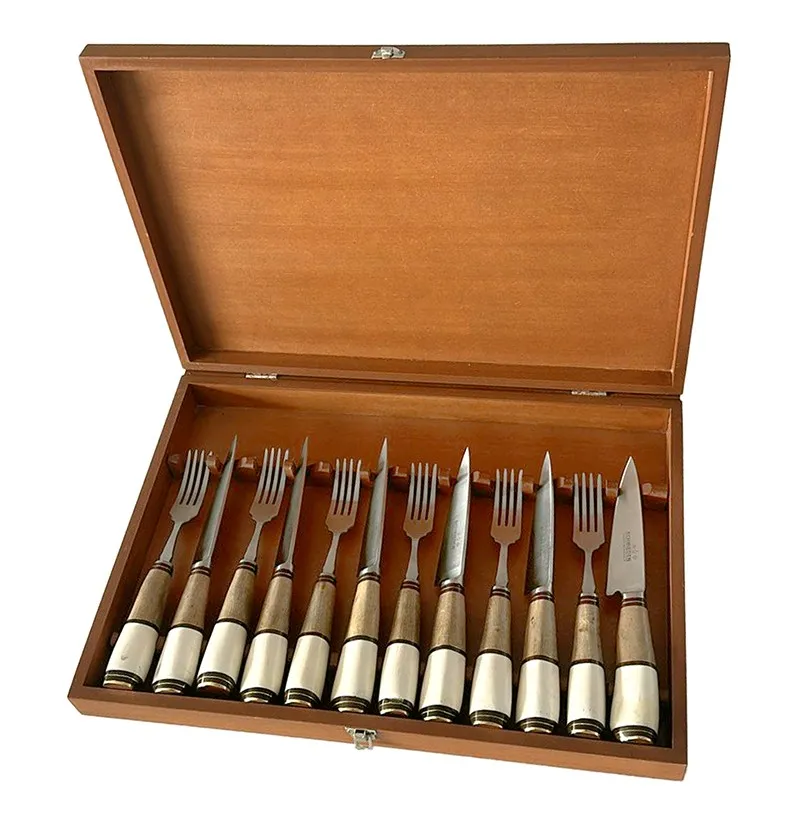 CUBIERTOS CRIOLLOS x 12 piezas S/Imp.