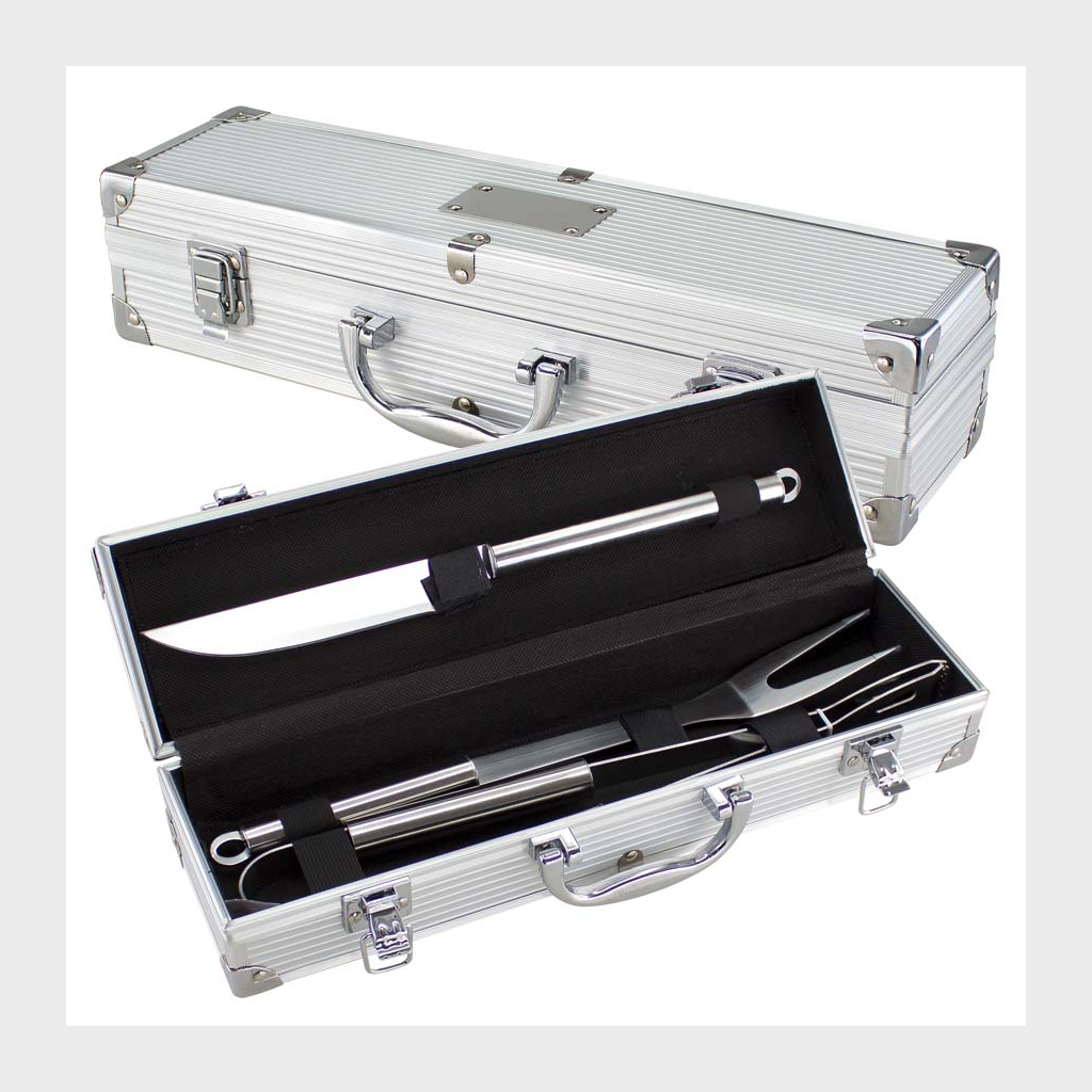 Deluxe BBQ Set Metálico