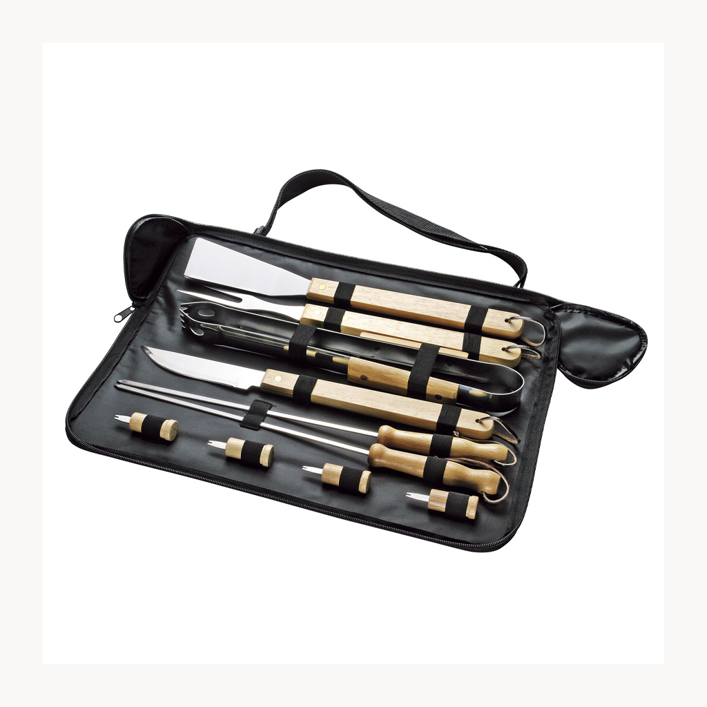 Set de BBQ con 10 Herramientas