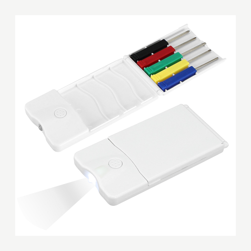Set Mini-Destornilladores y LED