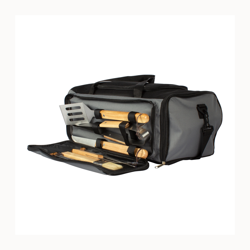 Set Bolso - Cooler - Parrilla - Herram.