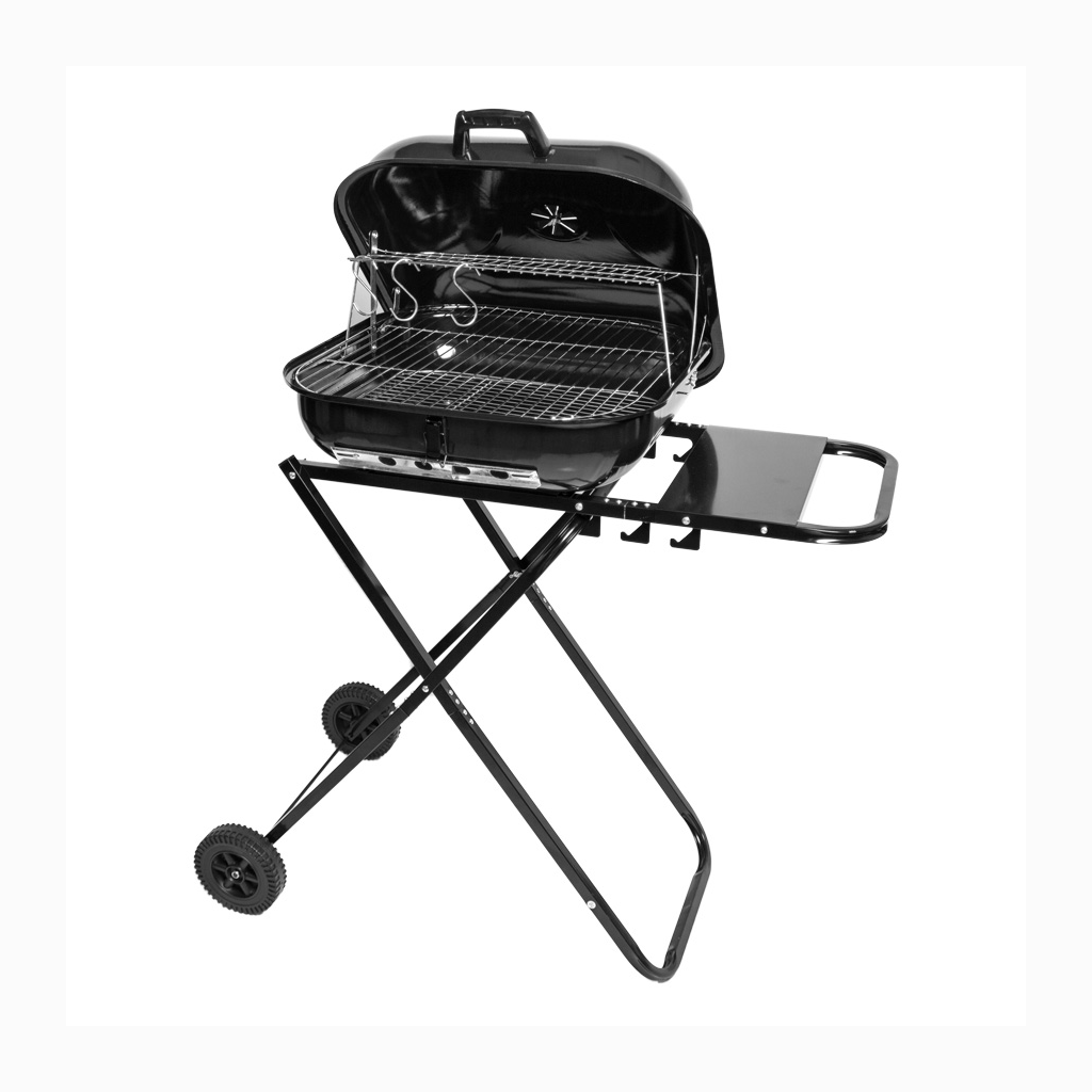 Parrilla plegable con Ruedas