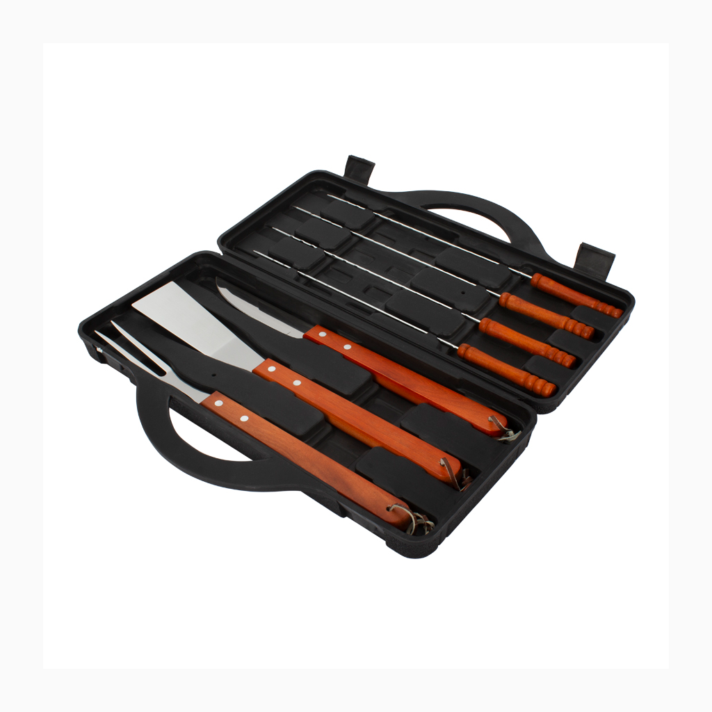 Set BBQ en Maletín Plástico