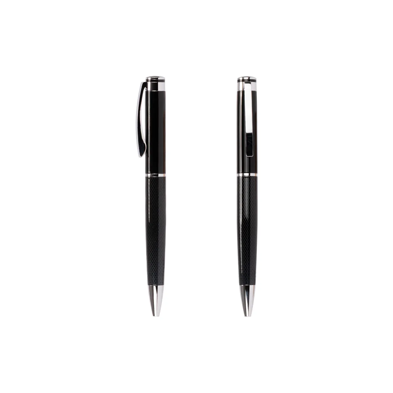 Bolígrafo ejecutivo "DARK" en estuche rígido negro.