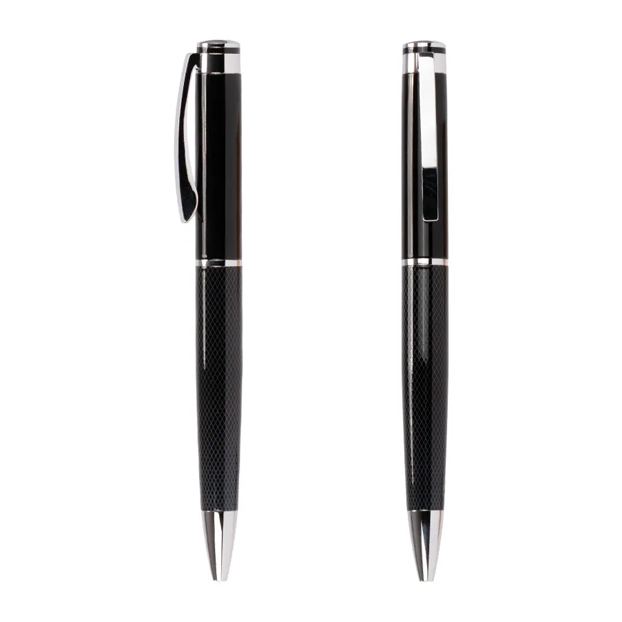 Bolígrafo ejecutivo "DARK" en estuche rígido negro.