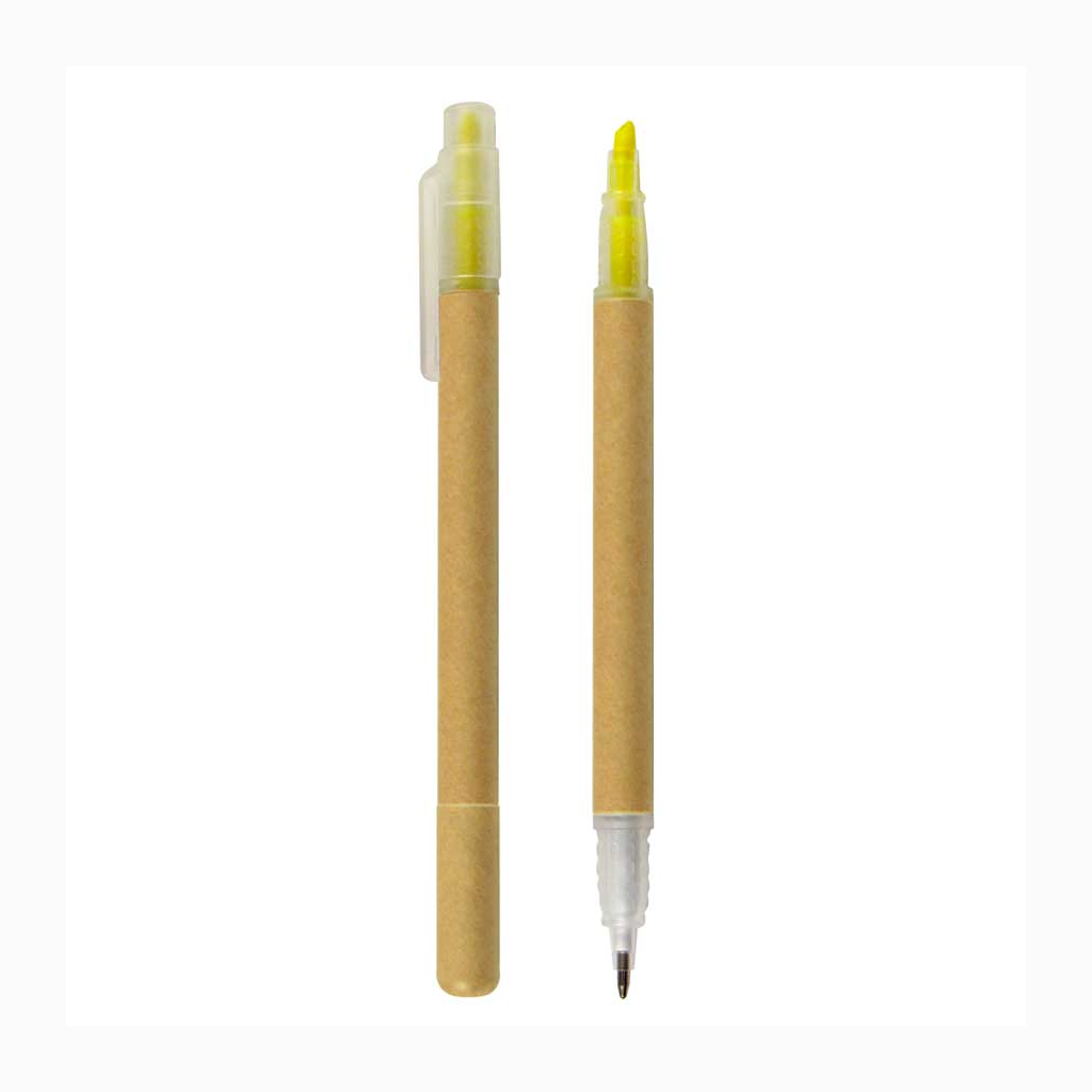 Bolígrafo/Destacador Ecológico