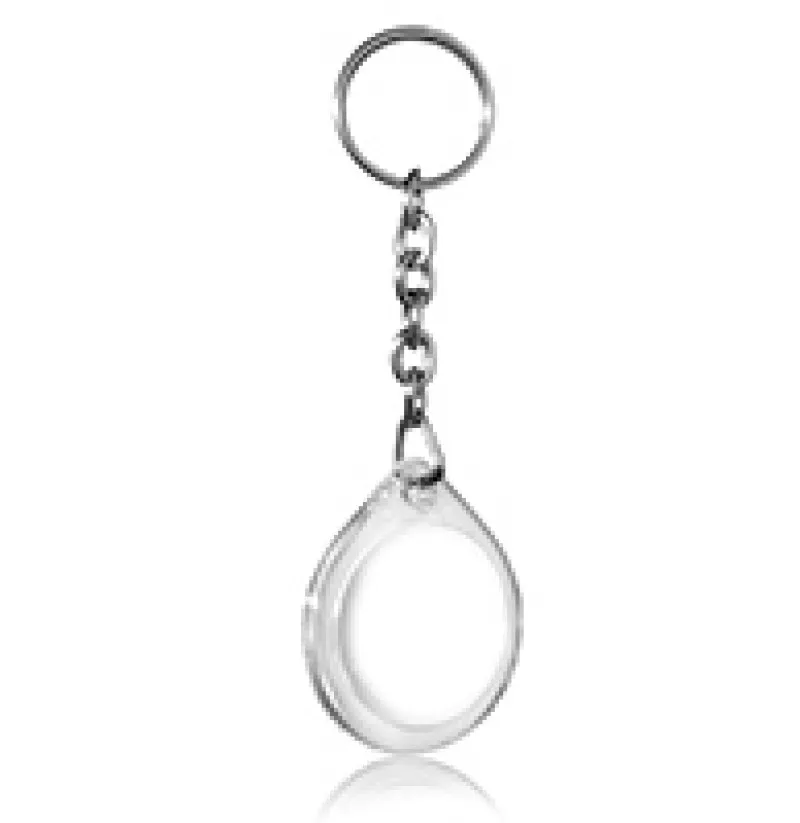 LLAVERO REDONDO Ø 33mm, CADENA FORCET LARGA S/Imp.