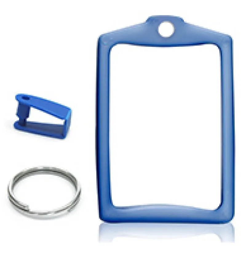 LLAVERO 6X4 MARCO COLOR, ARO, TRABA, SIN ARMAR S/Imp.