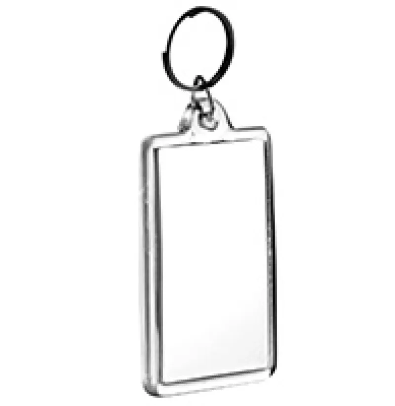 LLAVERO 6X4 CON TAPA CON ARO Y TRIANGULO S/Imp.