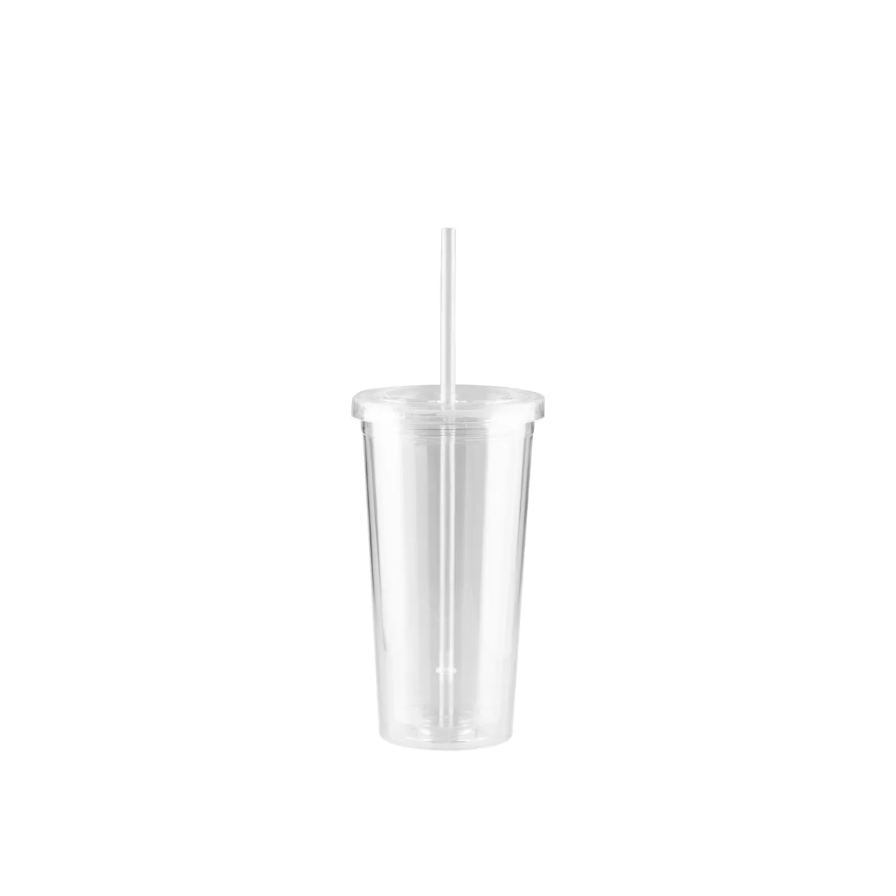 Vaso plástico doble pared aislante 600cc