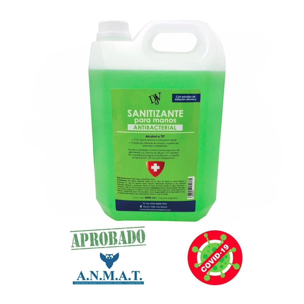 ALCOHOL SANITIZANTE BIDÓN 5 L
