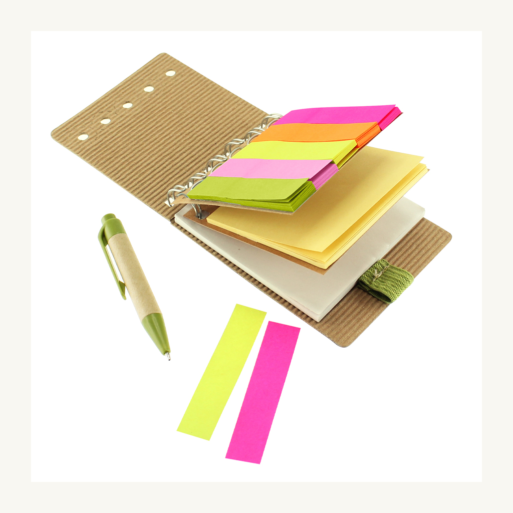 Memo Set Ecológico con Bolígrafo