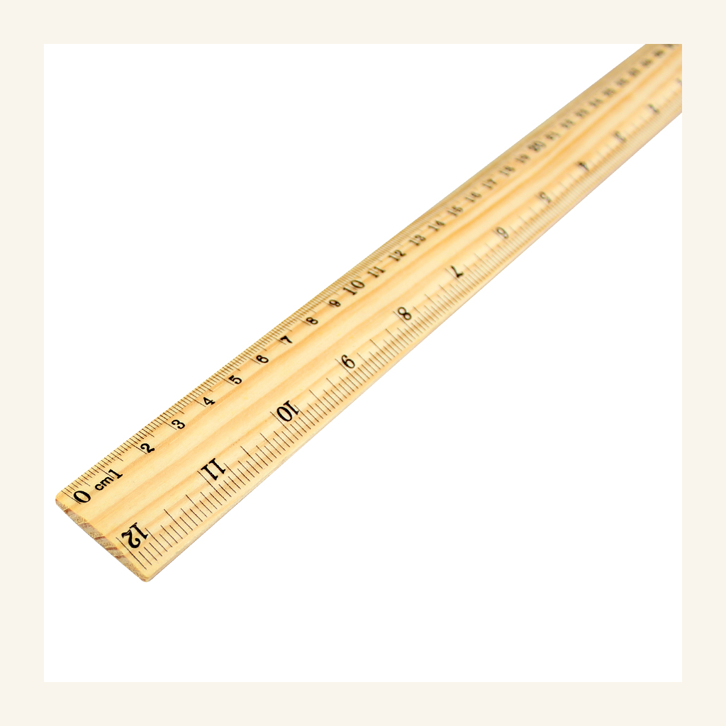 Regla de Madera 30 cm