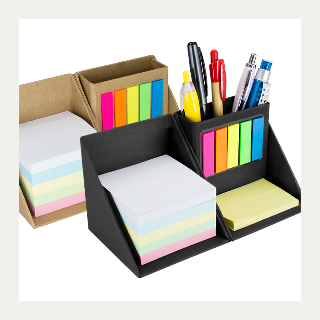Memo Set Cubo Ecológico Porta-Lápices