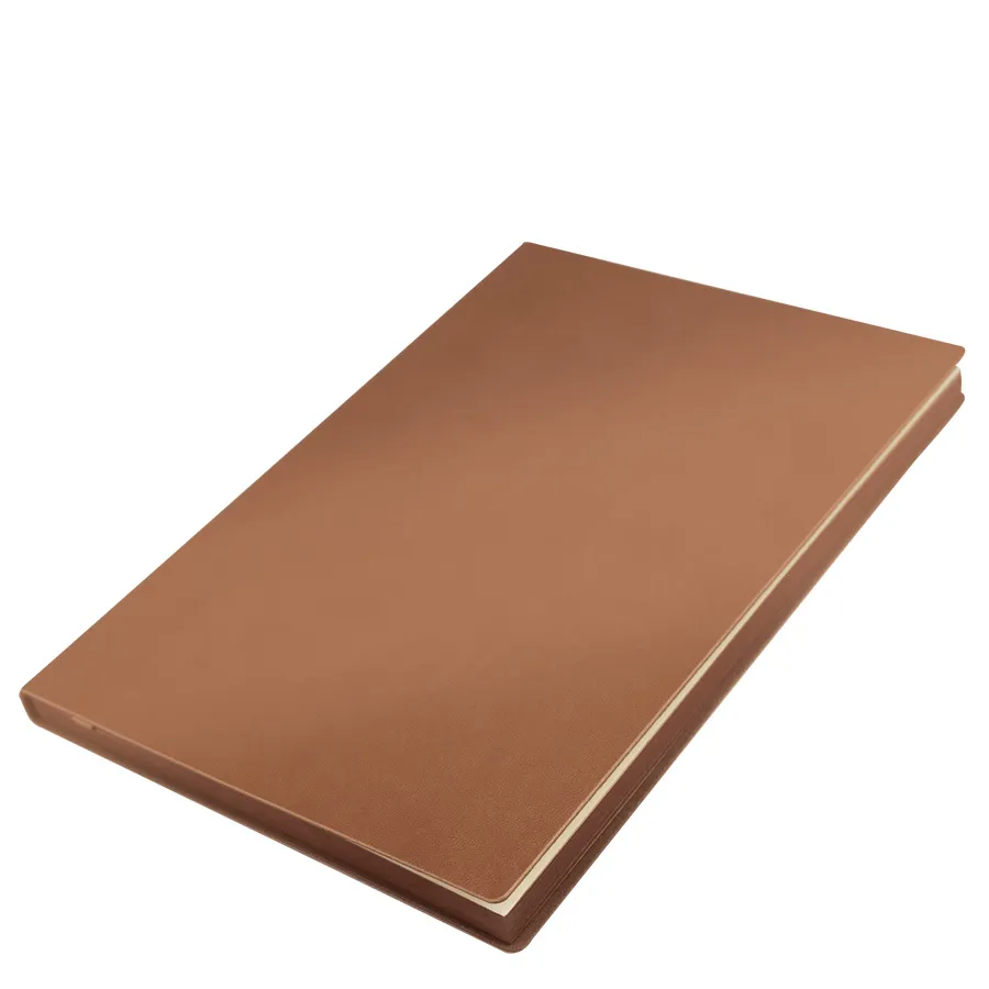 Cuaderno encobrizado de PU eco-cuero