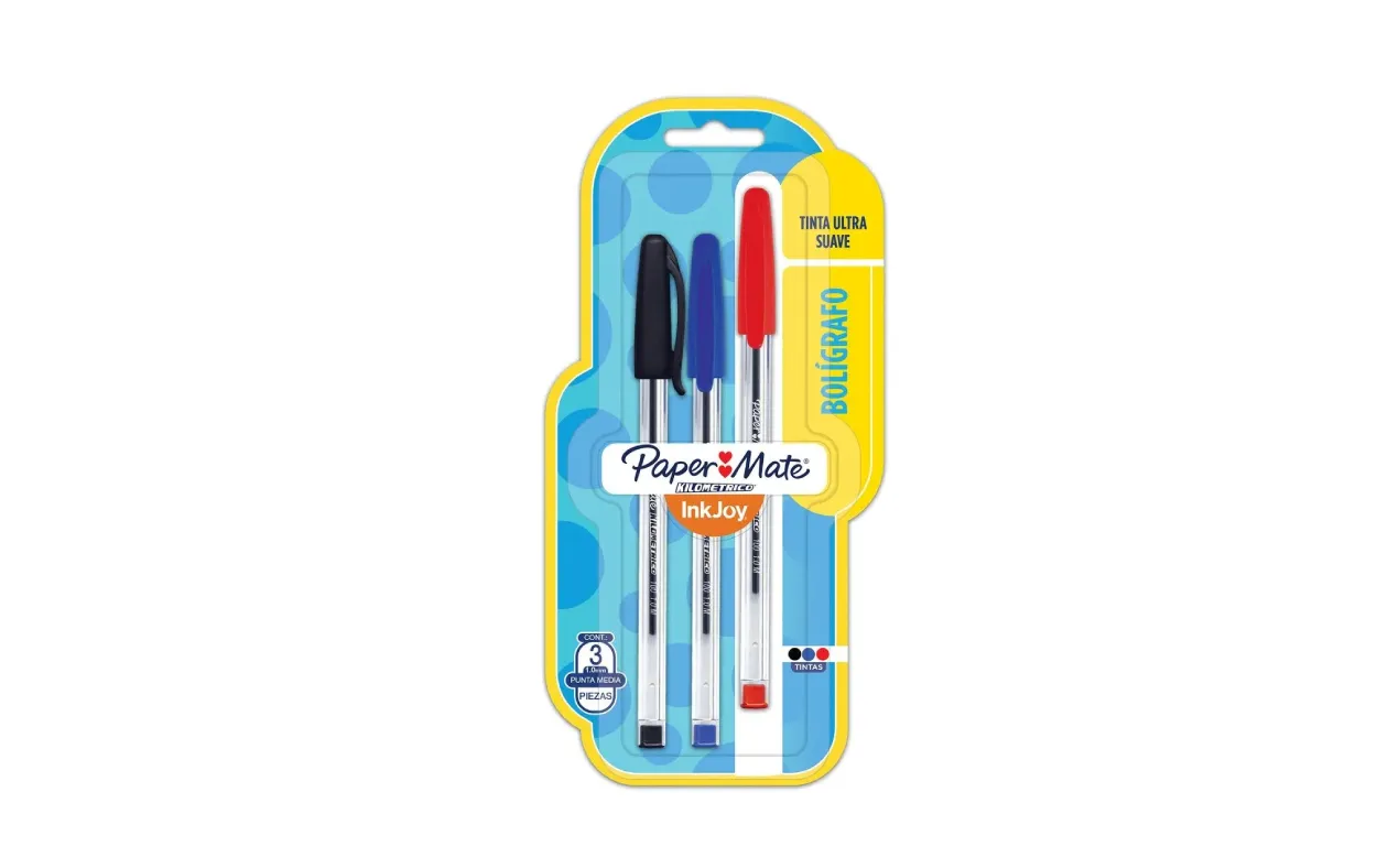 Bolígrafo Paper Mate KM 100 x 3