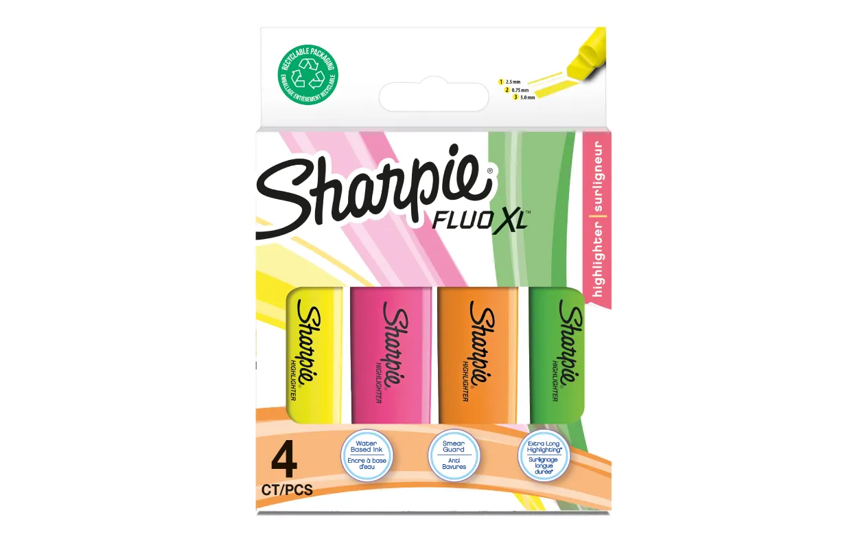 Resaltador Sharpie Blade XL