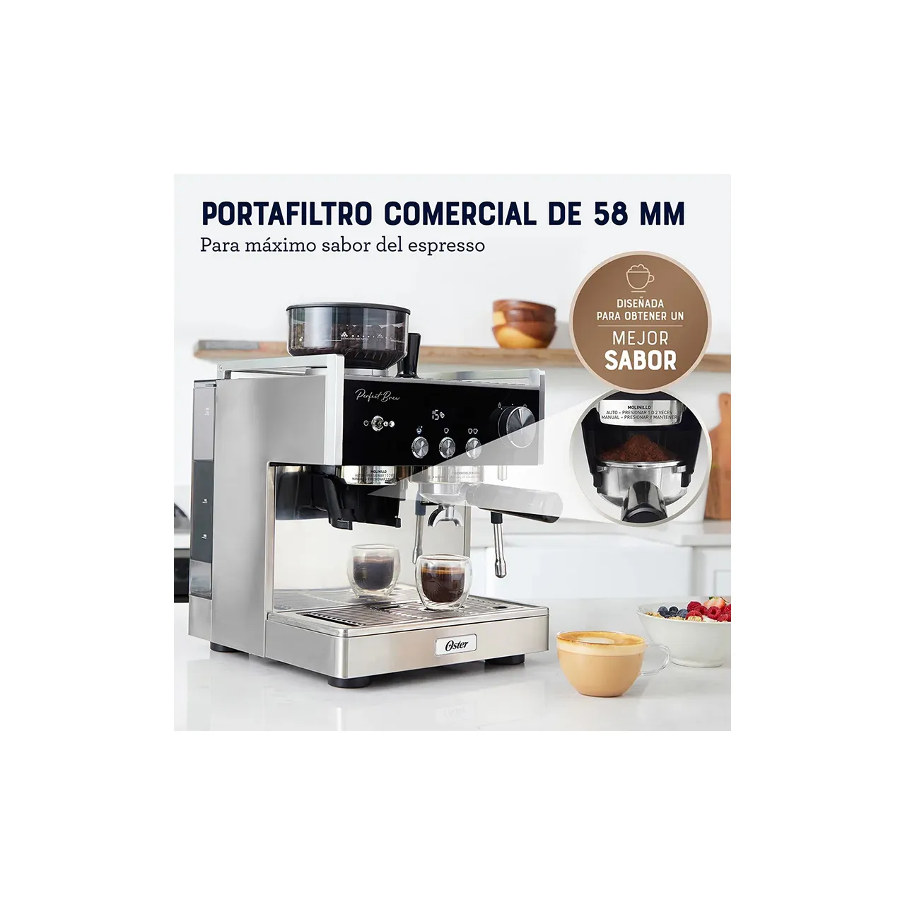 Cafetera Oster Espresso Perfect Brew Máxima - Imagen 9