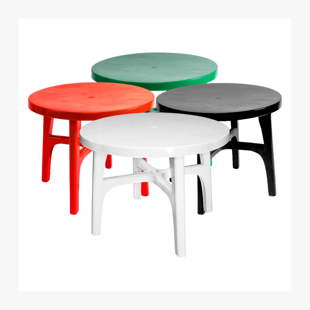 Mesa Plástica Redonda