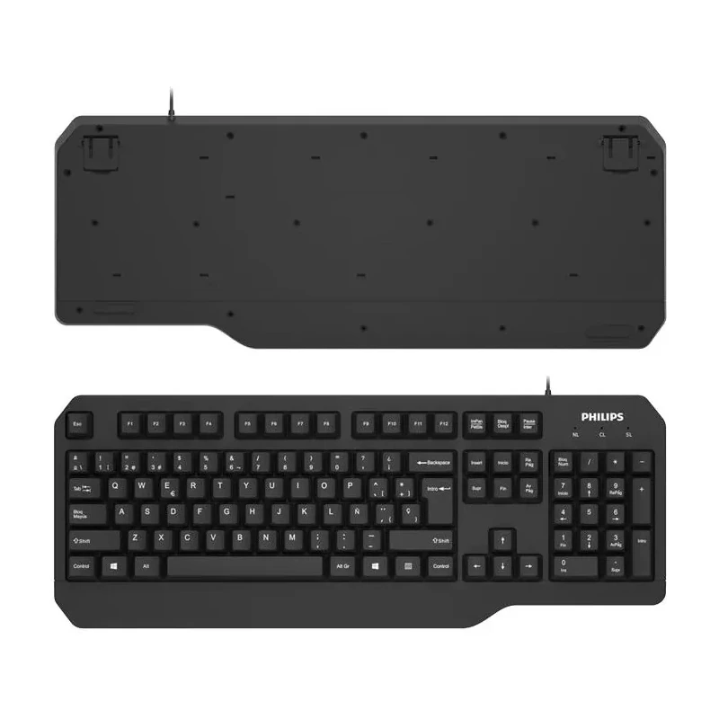 Philips - Teclado K202 Usb Multimedia 105Keys / Black