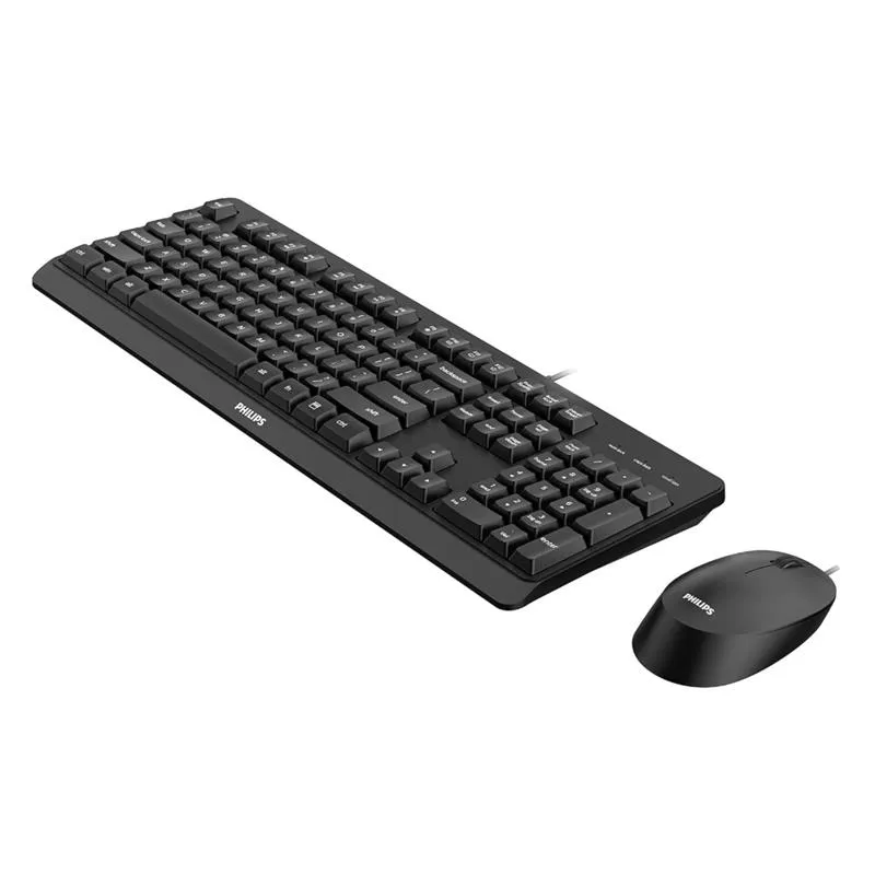Philips Tec+Mou Series 2000 Usb 1200dpi 104keys Black