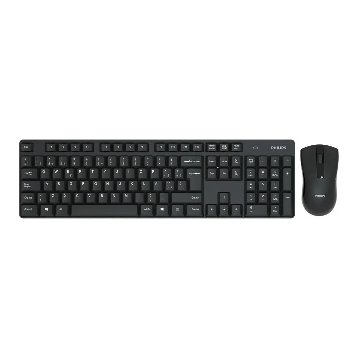 Philips Tec+Mou C501 Wireless 1000dpi 104keys Black