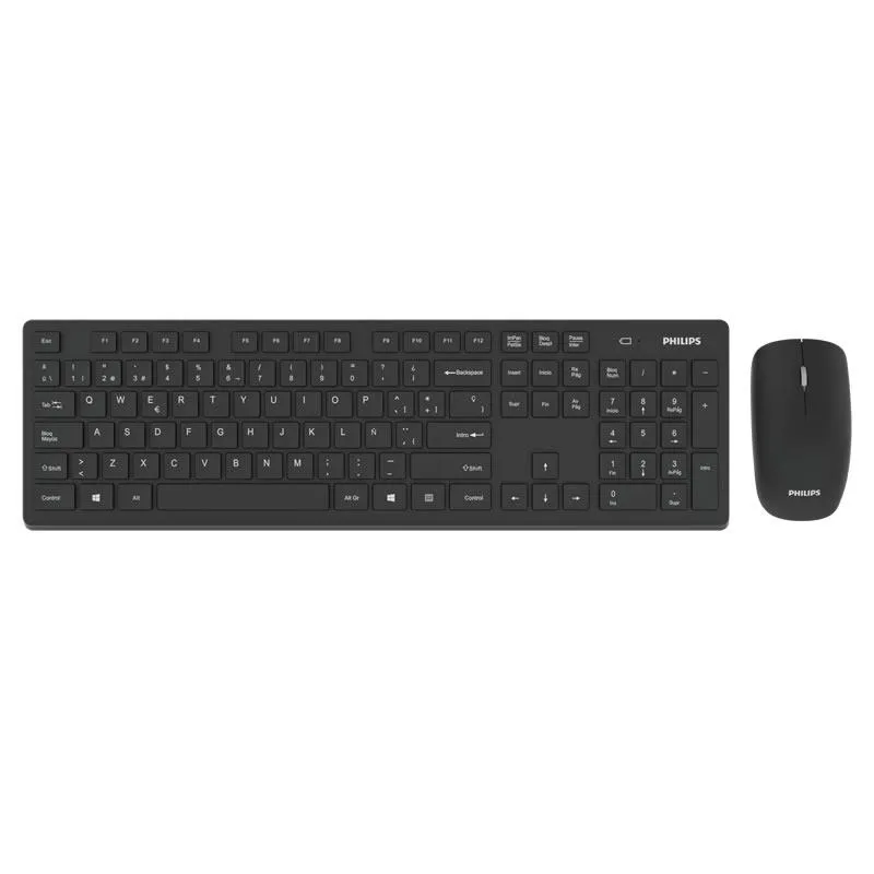 Philips Tec+Mou C602 Wireless 1000dpi 104keys Black