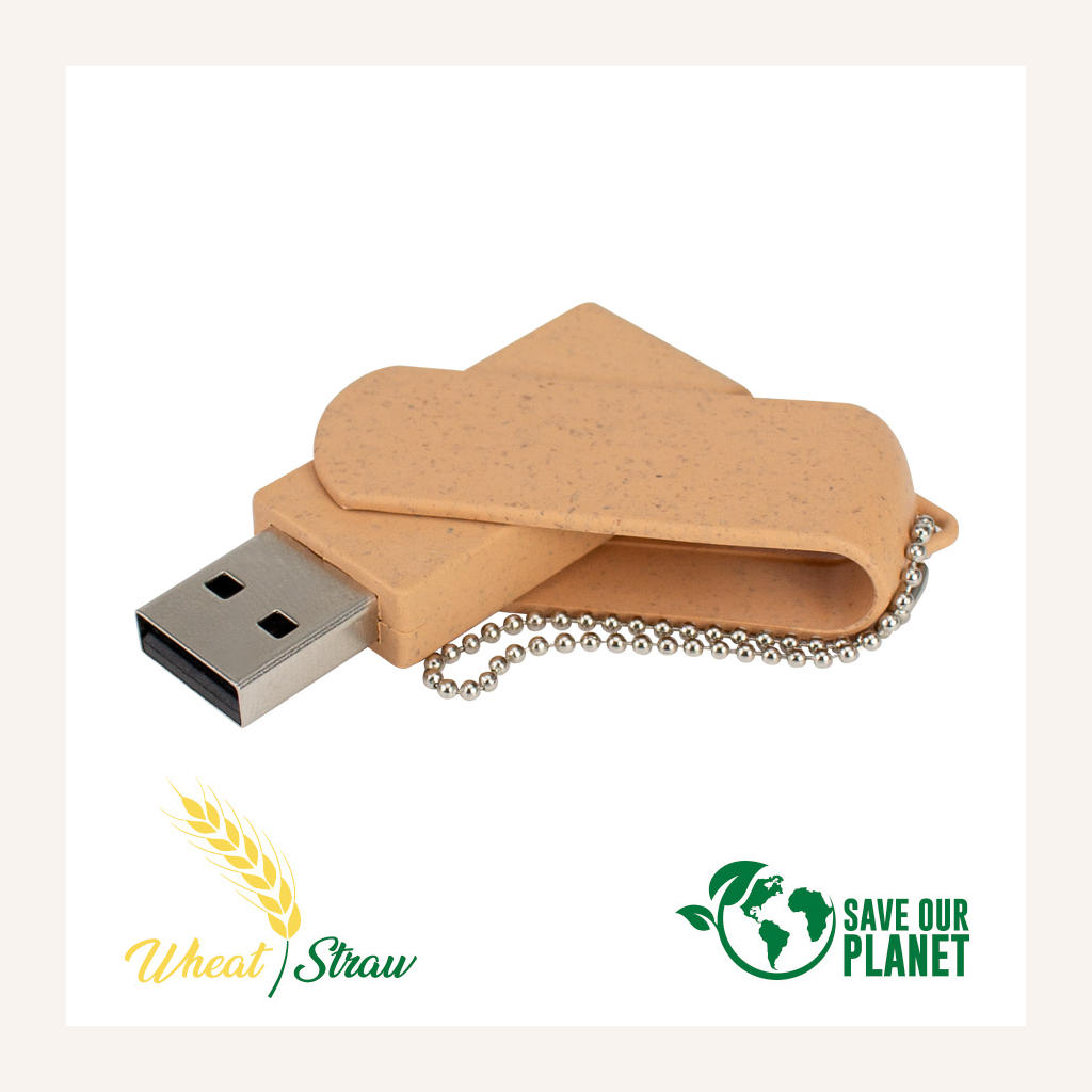 USB Pendrive 16GB de caña de Trigo