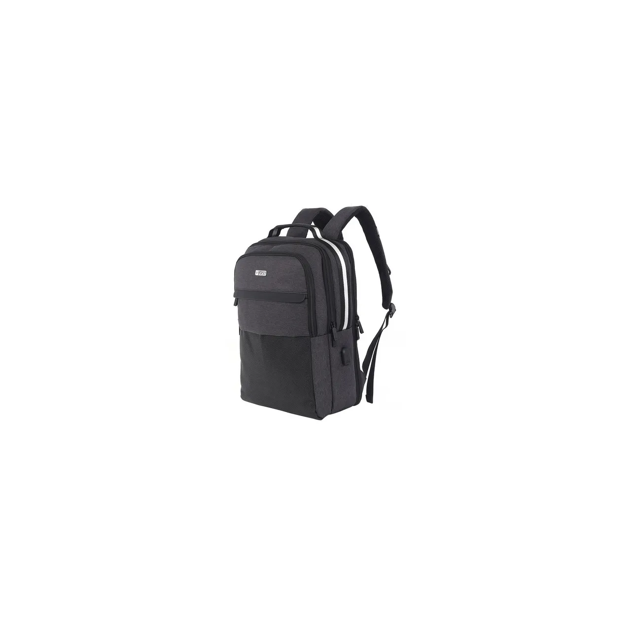 Mochila ZÖM Kansas - ZB-209BK - Usb - Gris